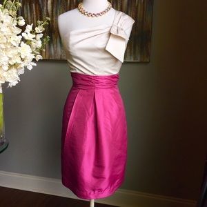 ❗️SOLD❗️Max & Cleo BCBGMAXAZRIA One-Shoulder Dress